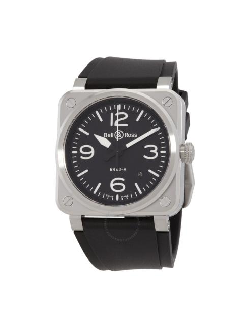 Other Designers Bell and Ross New BR 03 Automatic Black Dial Men's Watch BR03A-BL-ST/SRB