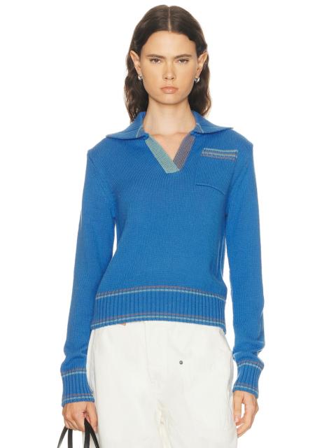 JW Anderson Shrunken Polo Jumper