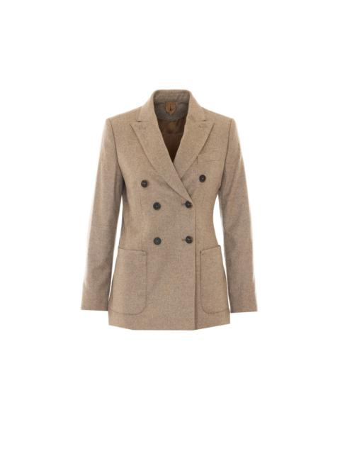 Max Mara Max Mara Women Mxmflash Silk And Cashmere Double-Breasted Blazer