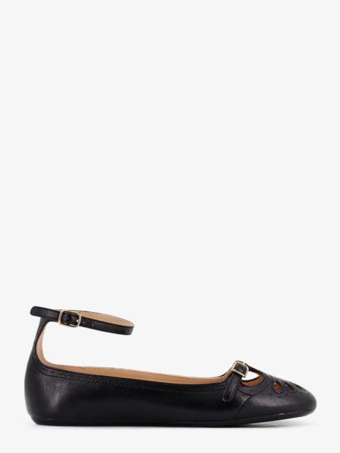 Chloé Chloe' Misty Leather Ballerinas