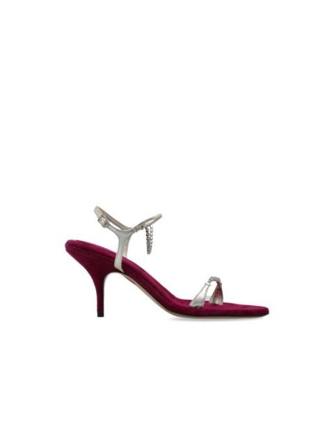 Chloé CHLOE Zia Wild Purple 100mm Sandals New (Women's size:7;)