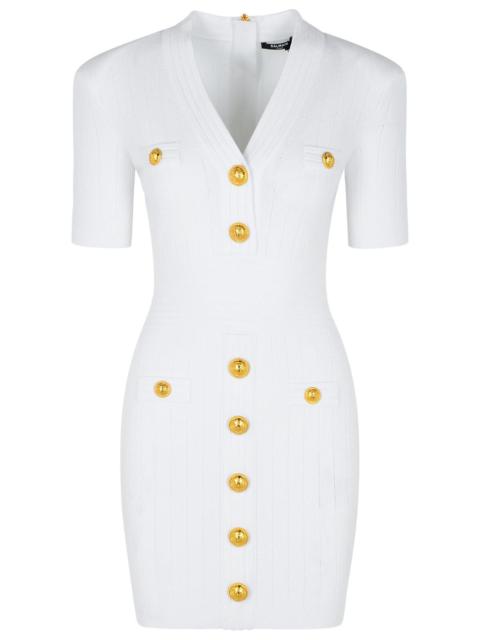 Balmain Balmain Viscose Blend Dress White Women