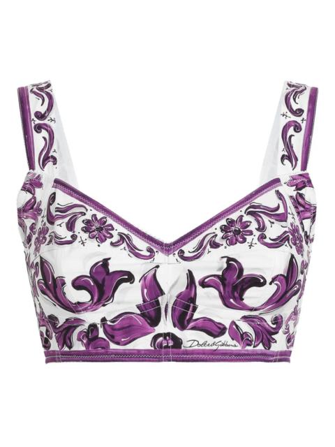 Dolce & Gabbana Graphic Print Top