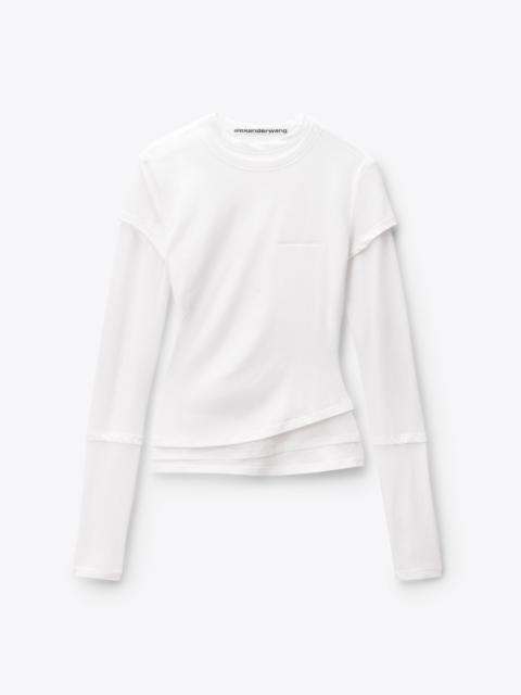 Alexander Wang Layered Long Sleeve Top