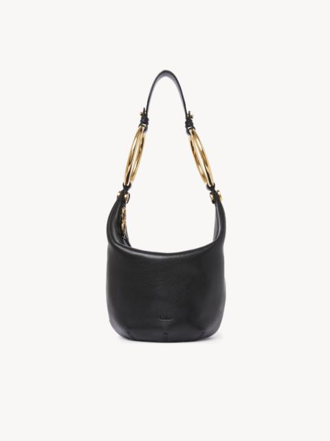 Chloé SMALL BRACELET HANDBAG IN GRAINED LEATHER