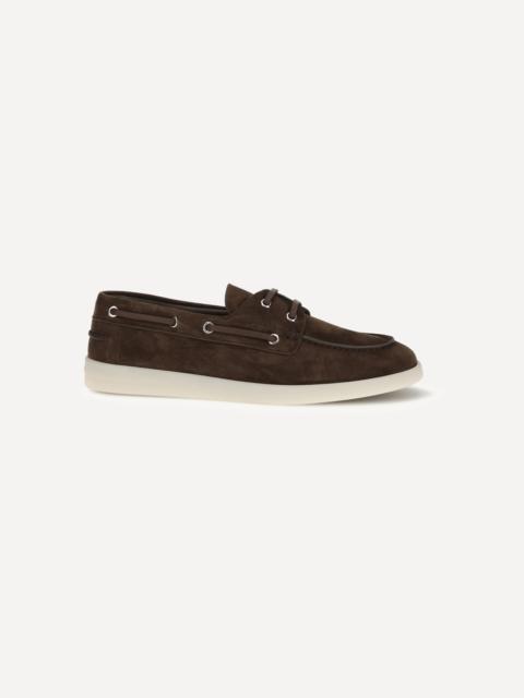 Prada Suede boat Loafers