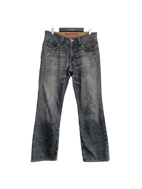 Other Designers Japanese Brand FLASH REPORT Denim Gemstone Jeans