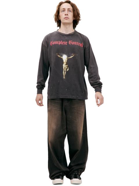 SAINT M×××××× GREY PRINT LONGSLEEVE