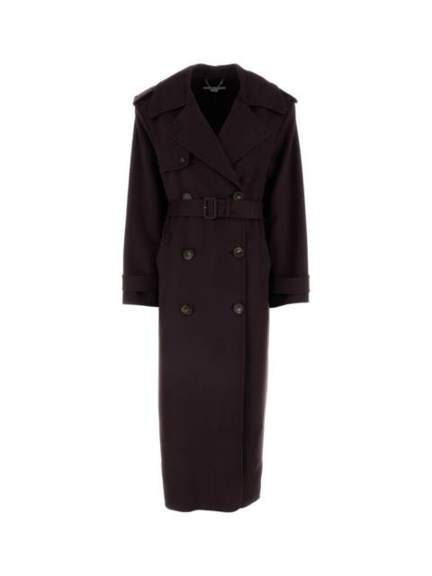 Grape wool coat