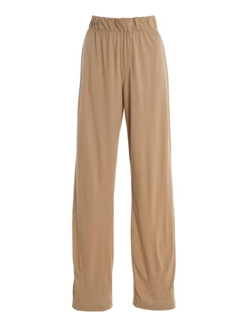 ÉTERNE Cotton-Blend Lounge Pants brown