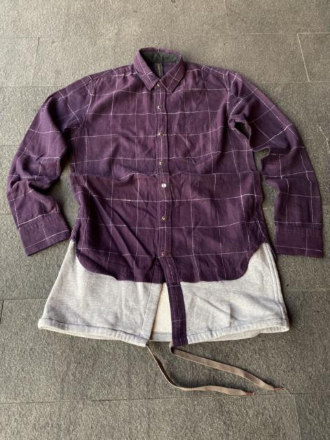 Maison MIHARAYASUHIRO 💸BINDING OFFER💸 MIHARA YASUHIRO UNIQUE COMBINED FLANNELSHIRT