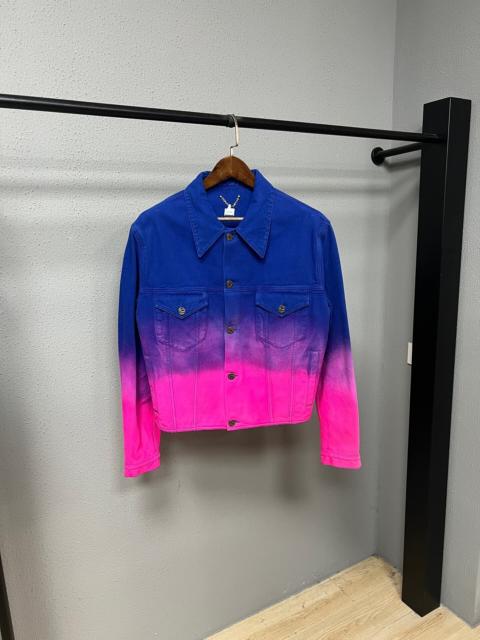 Louis Vuitton Louis Vuitton LV Purple Neon Gradient Denim Jacket
