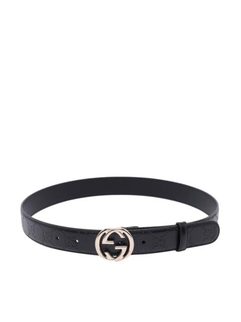 GUCCI Gucci Women Interlocking Gg Buckle Belt