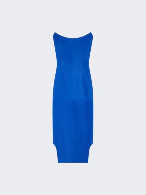 Givenchy Bustier Suede Dress Iris