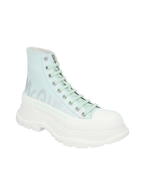 Alexander McQueen Alexander McQueen Men's Calfskin Tread Slick Boot, Never Worn (Authentic Pre-
Loved)