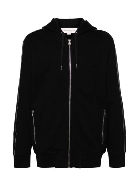 Alexander McQueen LOGO-TRIMMED COTTON HOODIE