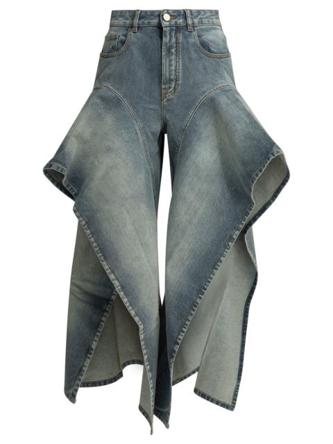 Alaïa Alaïa Wide Leg Jeans