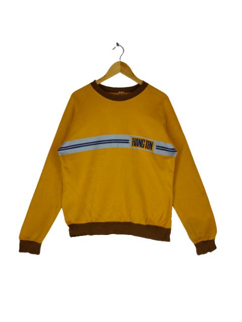 Other Designers Vintage HANG TEN Two Colors Spellout Pullover Sweatshirt