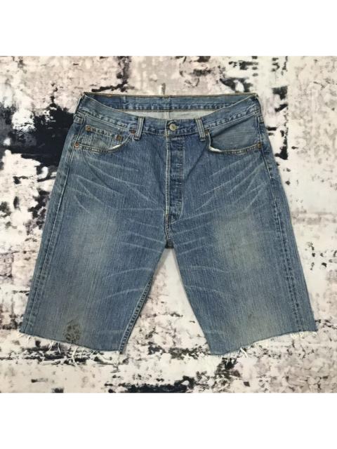 Levi's Vintage Levis 501 Button Up Distressed Denim Jeans Short