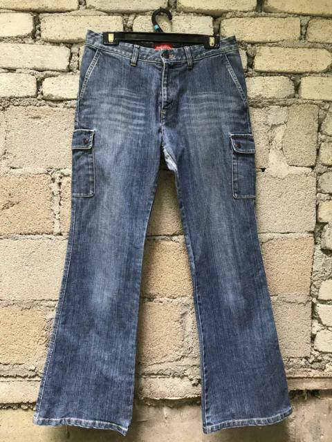 Hysteric Glamour Drug Store’s Low rise Bootcut Flare Cargo denim pants