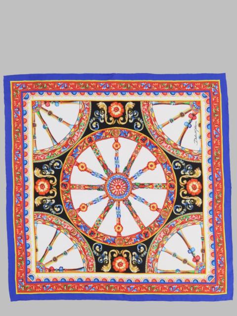 Dolce & Gabbana Dolce & Gabbana Women Foulard In Twill Di Seta