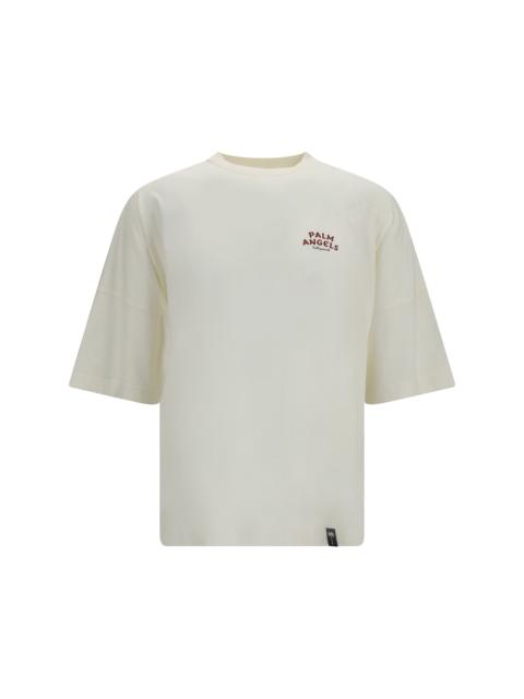Palm Angels Palm Angels Palm Drift Back Over T-shirt Off White - Red