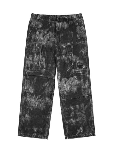 EVISU Allover Hand-painted Pattern Print Regular Fit Pants
