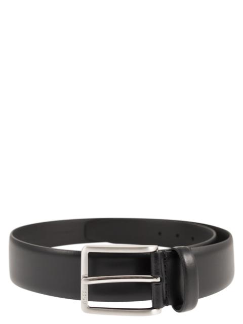 BOSS Boss Men Leather Belt With Pin Buckle
