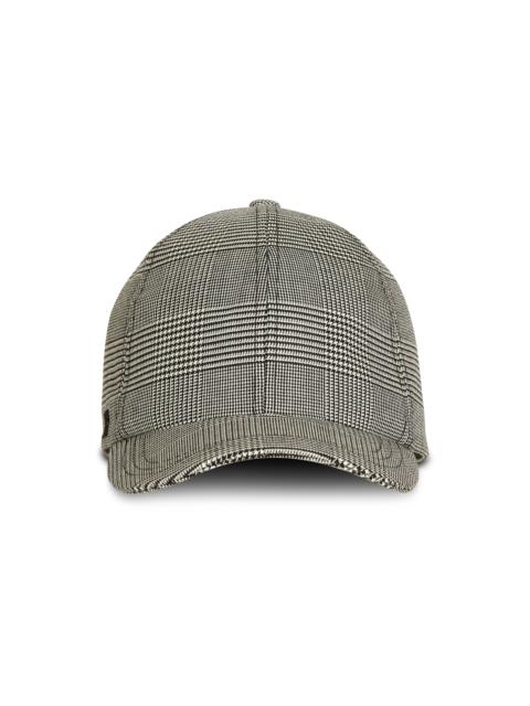 Balmain Cap with Prince of Wales check