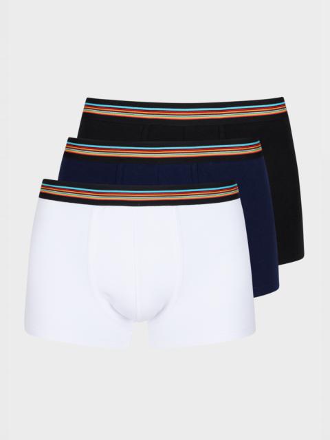 Paul Smith Mixed 'Signature Stripe' Waistband Boxer Briefs Three Pack