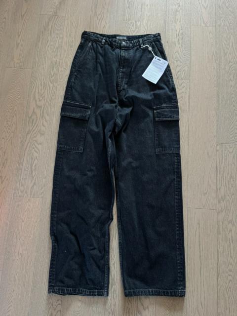 BALENCIAGA Balenciaga Black Washed Pocket Jeans