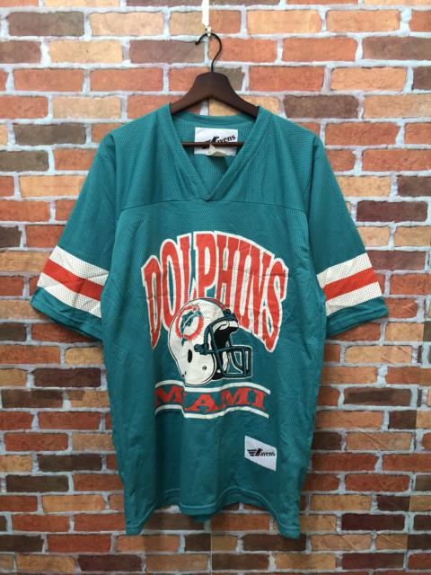 Other Designers Vintage - Vintage dolphine miami big printed logo jersey
