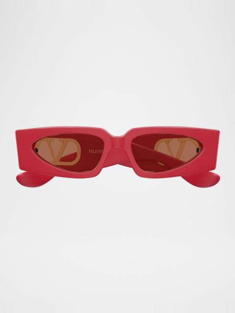 Valentino VLogo Signature 53mm Cat-Eye Sunglasses