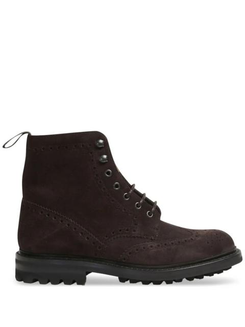 Church's Church's Men Brogue Details Suede Ankle Boots
