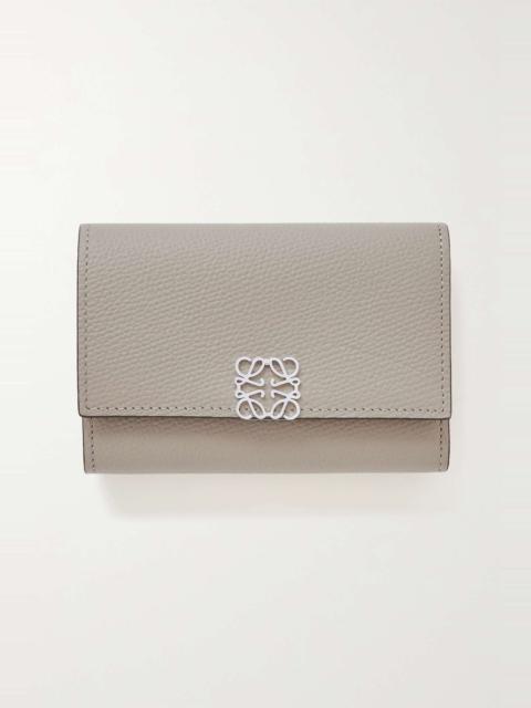 Anagram textured-leather wallet