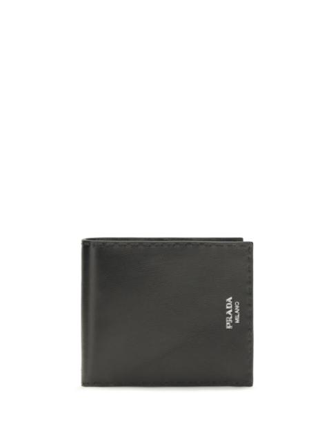 Prada Prada Men Antiqued Leather Wallet