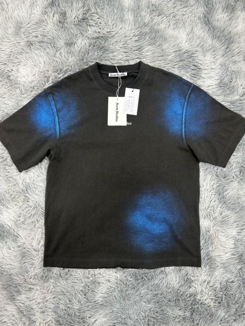 Acne Studios Acne Studios - Glitter logo t-shirt - Blue/khaki