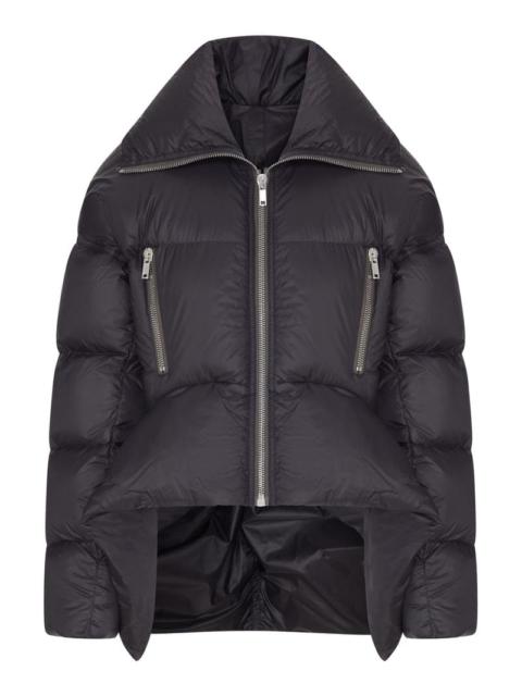 Rick Owens Rick Owens Women Short Nylon Down Jacket With Wide Collar