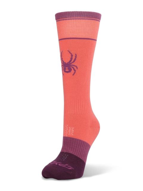 SPYDER Womens Pro Liner Socks - Coral Haze