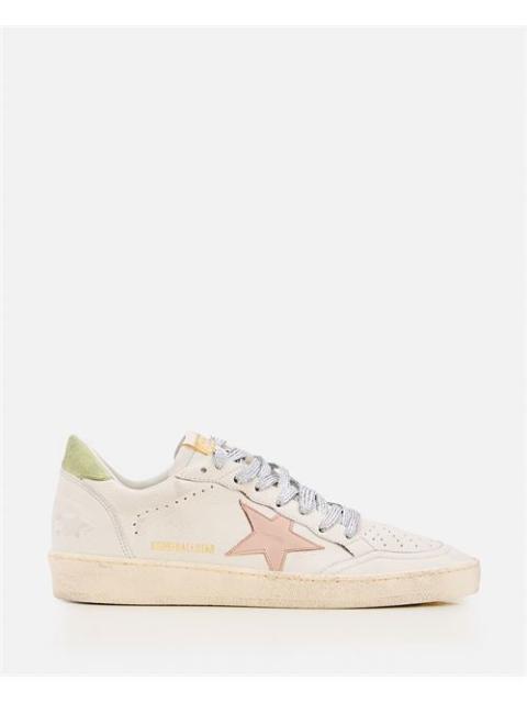 Golden Goose Golden Goose Women Women's Ballstar White Sneakers With Pink Star - Golden Goose