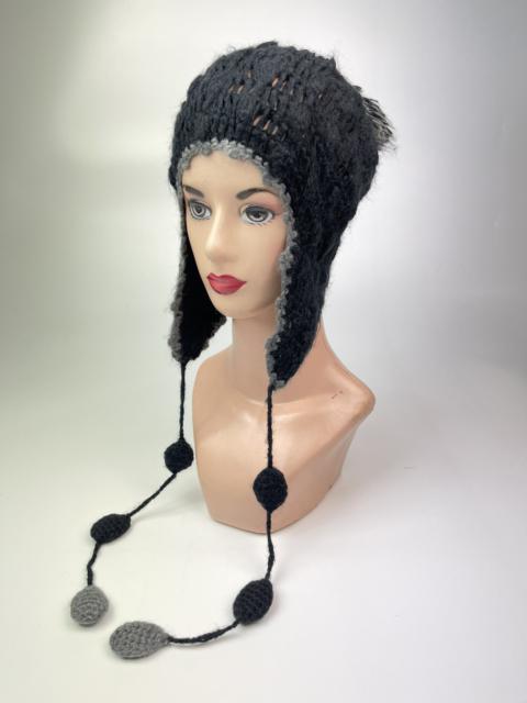 Other Designers Vintage - Custom Knitted Wool Custom Beanie Hat Snow Cap
