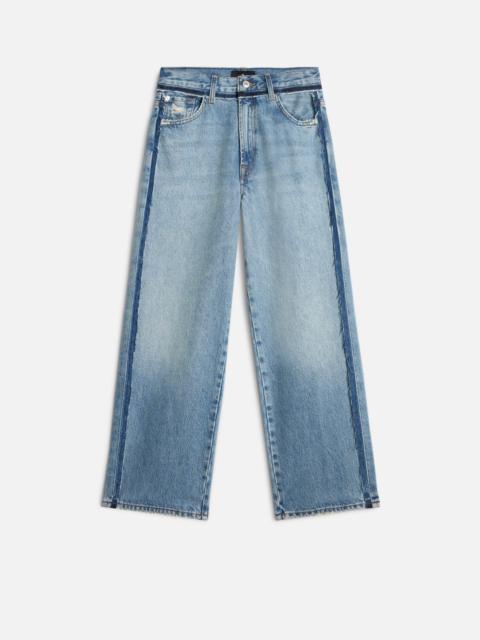 7 For All Mankind STOVEPIPE STRAIGHT ANKLE in MANKIND Sapphire Dust