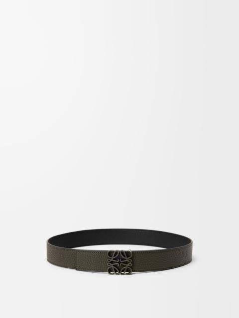 Loewe Reversible Anagram belt in supple grained calfskin