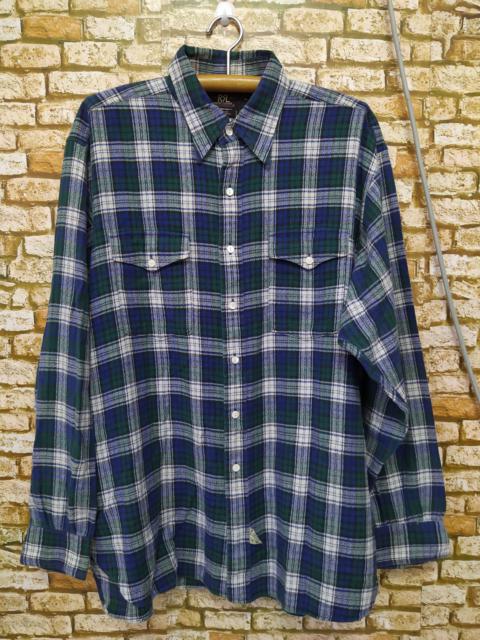 Other Designers RRL Ralph Lauren - RRL POLO RALPH LAUREN DOUBLE RL OVER-SIZED SHIRT (B407)