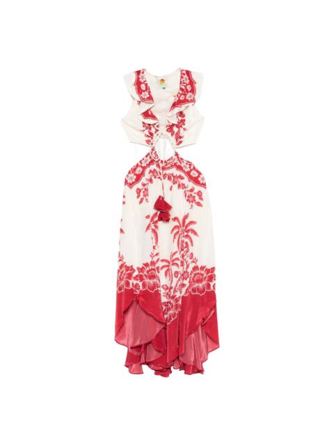 FARM RIO Dresses Neutral, Red