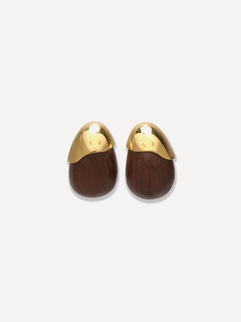 LIZZIE FORTUNATO 24ct Gold-Plated Toro Drop Earrings