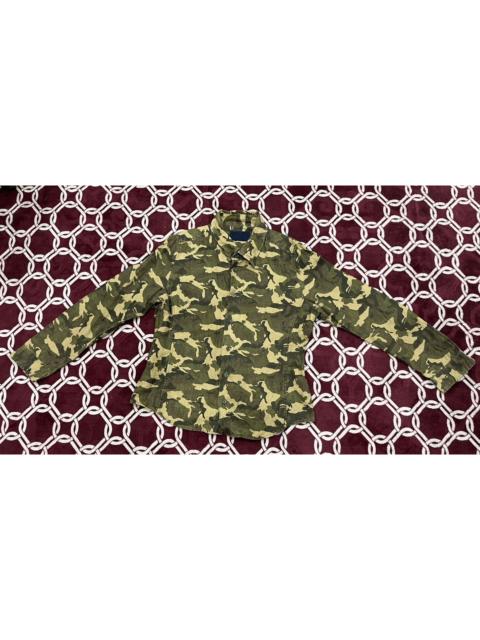 Other Designers Junhashimoto Nano Universe Camouflage Army Button Ups Shirt
