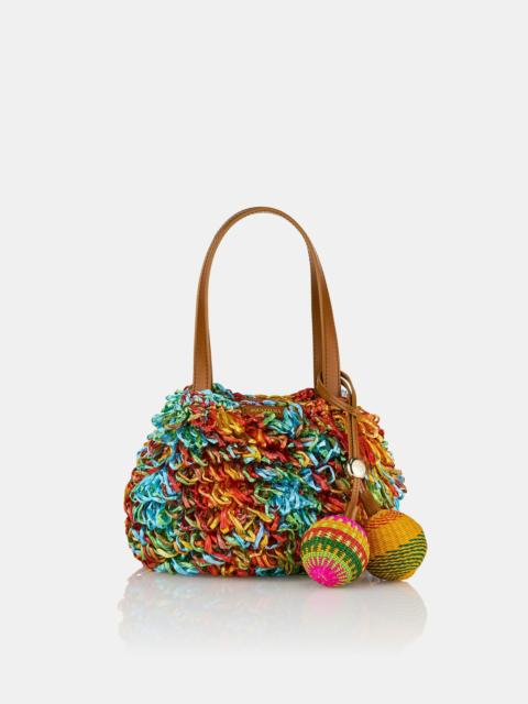 AQUAZZURA Pom Pom Mini Bag