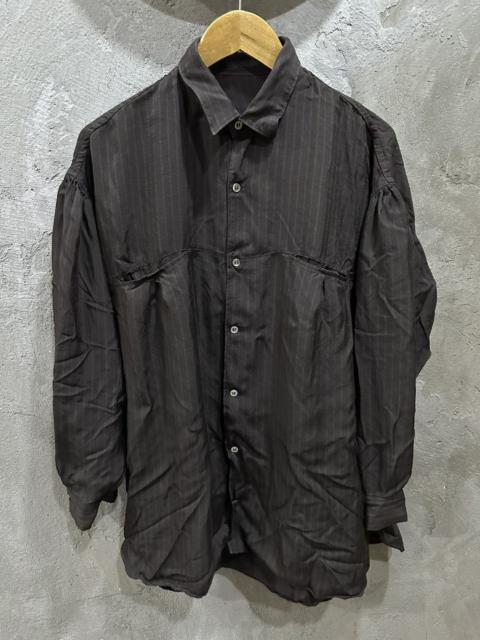 Yohji Yamamoto 1990 - Y’s For Men Double Pocket Striped Rayon Shirt