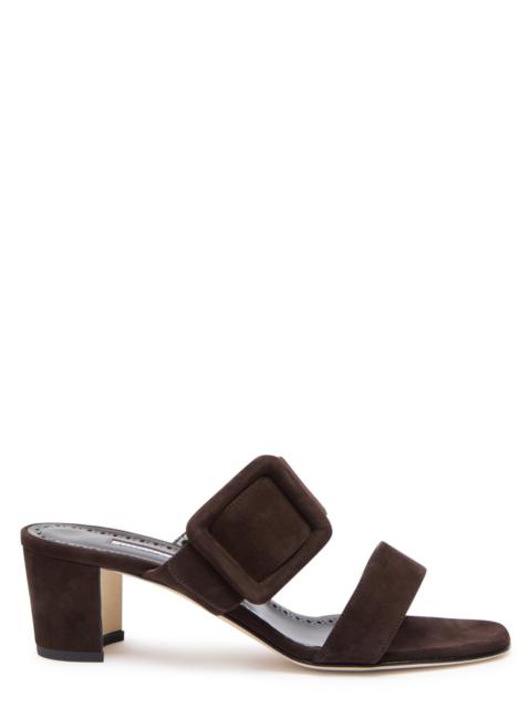 Manolo Blahnik Manolo Blahnik Titubanew 50 Suede Sandals